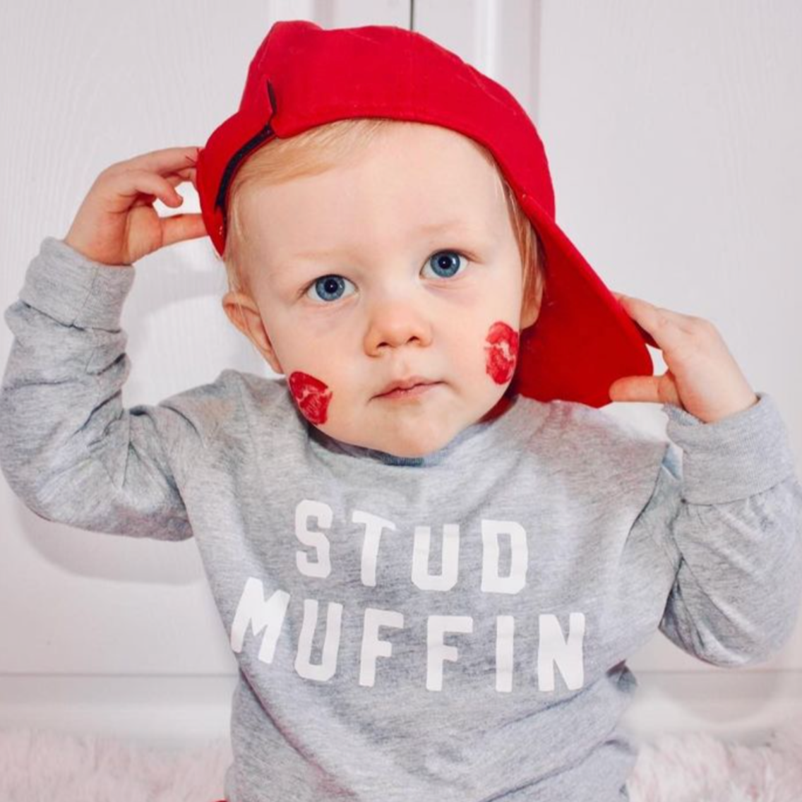 Stud Muffin - Child LONG SLEEVE Tee Little Mama Shirt Shop