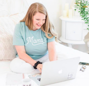 Mama - Script - Unisex Tee Little Mama Shirt Shop