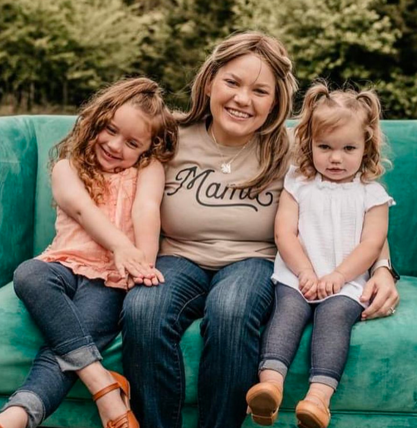 Mama - Script - Unisex Tee Little Mama Shirt Shop