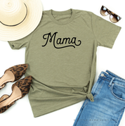 Mama - Script - Unisex Tee Little Mama Shirt Shop
