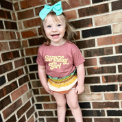 Birthday Girl (Retro) - Child Shirt Little Mama Shirt Shop