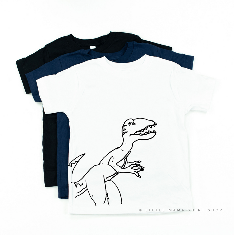 Dinosaur - Roar Means I Love You - Short Sleeve Child Shirt