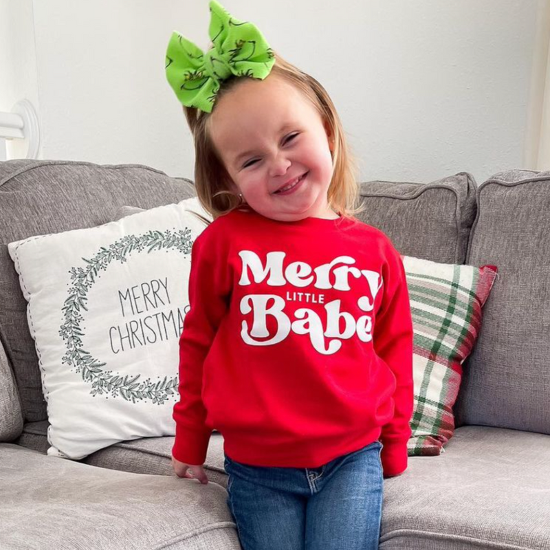 Merry Little Babe - Child Sweater