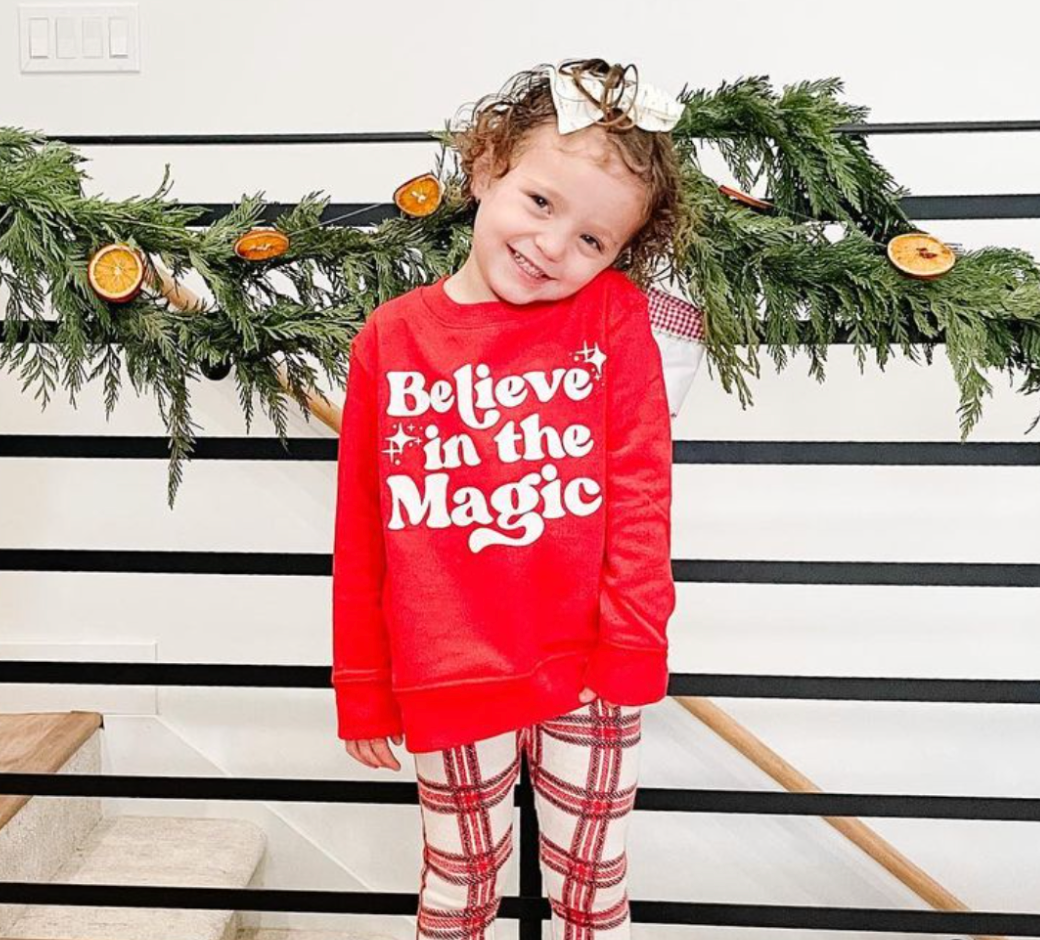 Believe In The Magic - Child Sweater Little Mama Shirt Shop