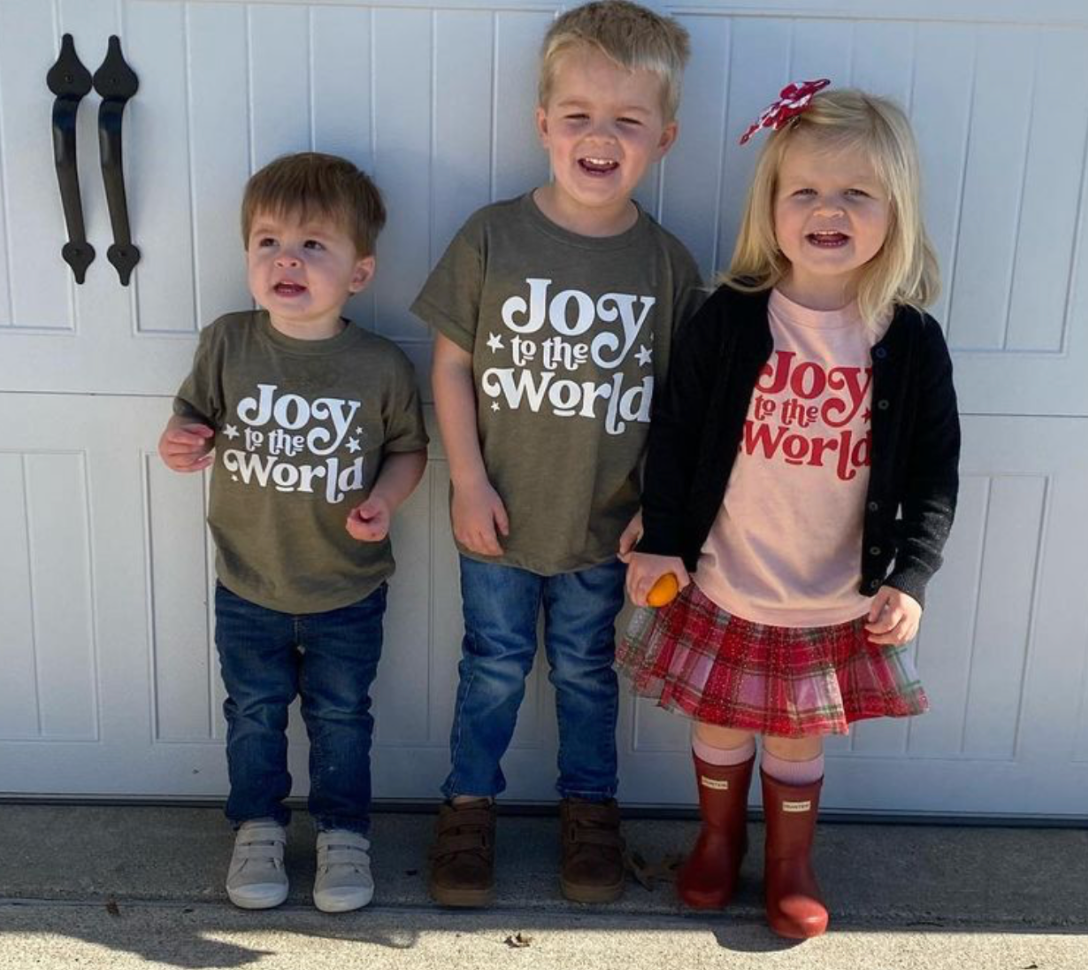 Joy To The World - Child Tee Little Mama Shirt Shop