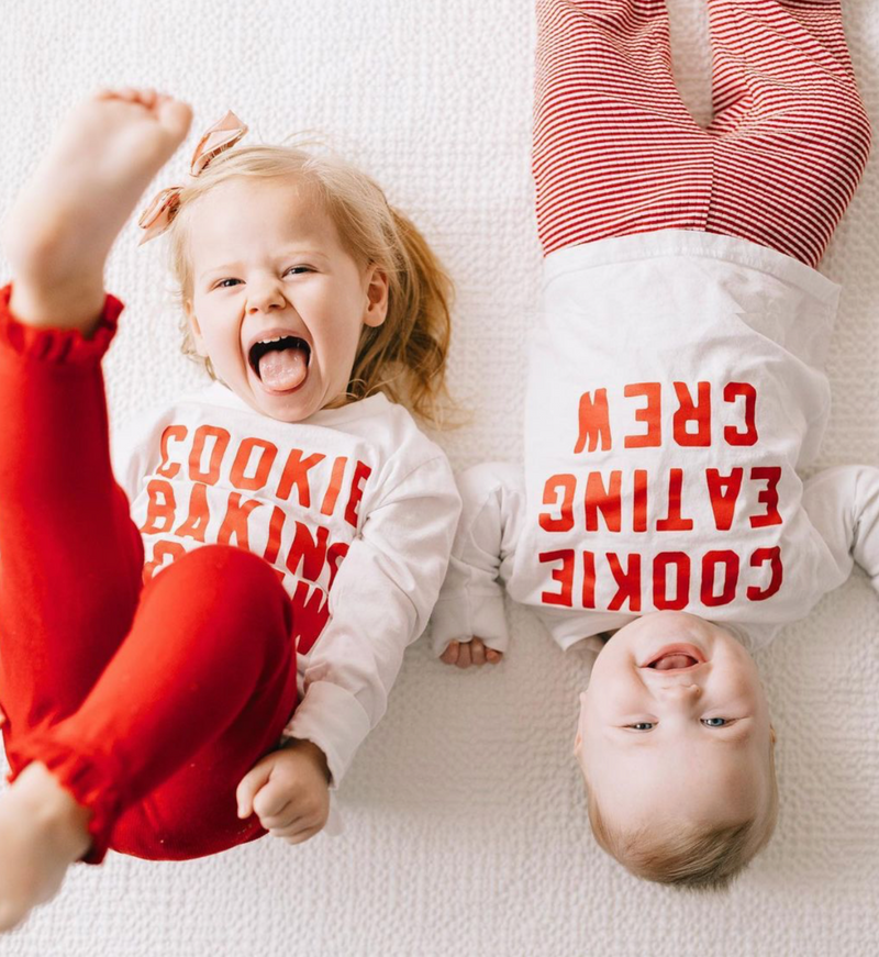 Cookie Eating Crew - Block Font - Child LONG SLEEVE Tee