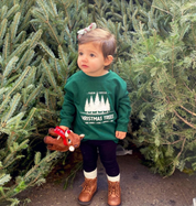 Farm Fresh Christmas Trees - Child Sweater Little Mama Shirt Shop