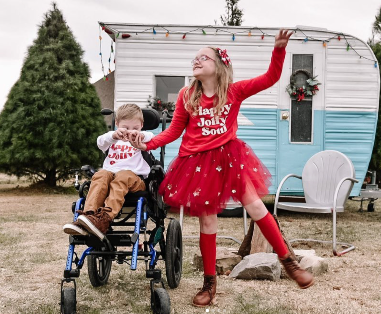 Happy Jolly Soul - Child LONG SLEEVE Tee Little Mama Shirt Shop
