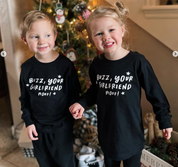 Buzz, Your Girlfriend Woof! - Child LONG SLEEVE Tee Little Mama Shirt Shop