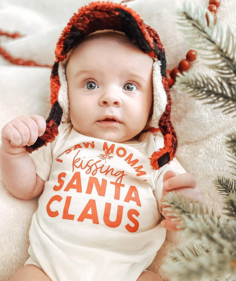 I Saw Mommy Kissing Santa Claus - Child Tee