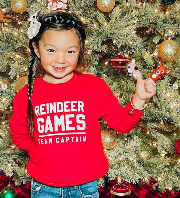 Reindeer Games Team Captain - Child Sweater