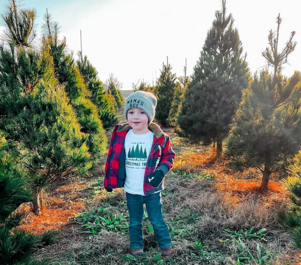 Farm Fresh Christmas Trees - Child LONG SLEEVE Tee