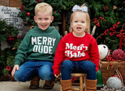Merry Dude - Child HOODIE Little Mama Shirt Shop LLC