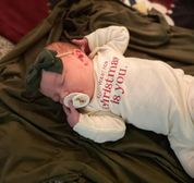 All I Want For Christmas Is You - Baby Sleeper Little Mama Shirt Shop