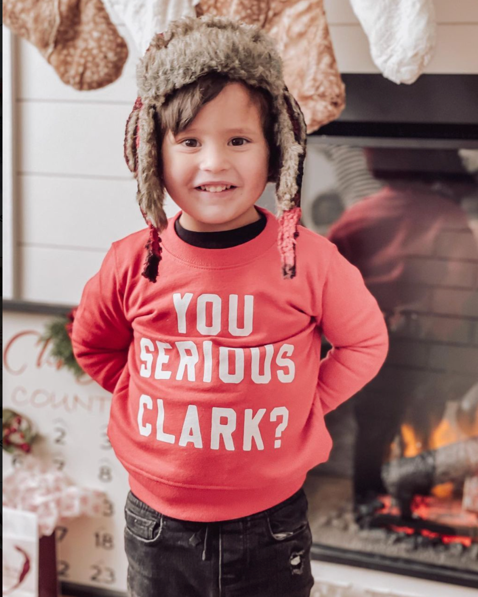You Serious Clark? - Child Sweater Little Mama Shirt Shop