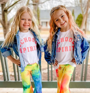 School Spirit - Short Sleeve Child Shirt Little Mama Shirt Shop