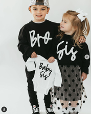 Bro - Cursive - Child Sweater Little Mama Shirt Shop