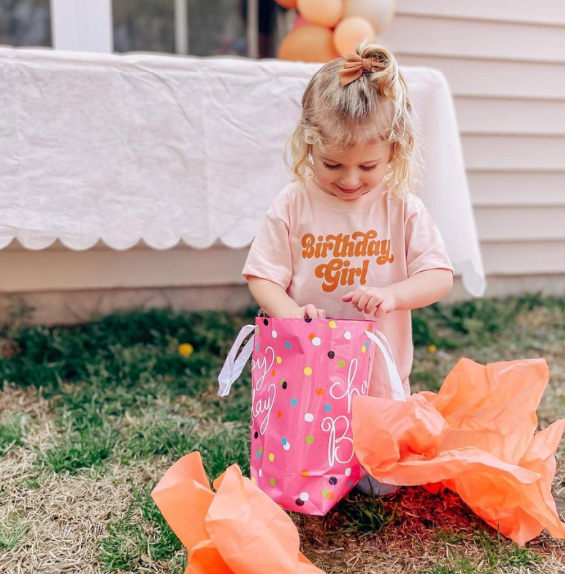 Birthday Girl (Retro) - Child Shirt Little Mama Shirt Shop