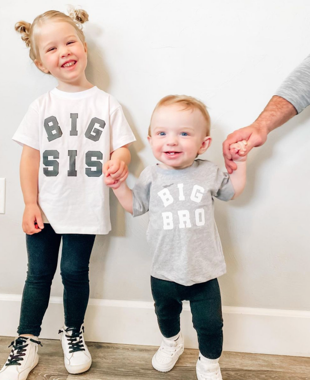 BIG SIS - Varsity - Child Shirt – Little Mama Shirt Shop LLC