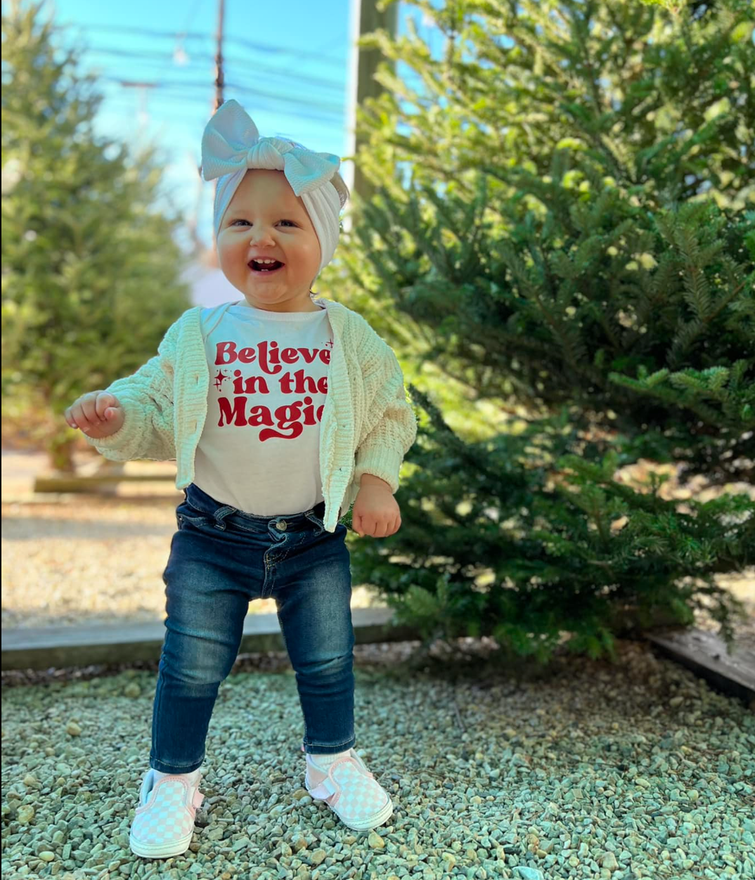 Believe In The Magic - Child Tee Little Mama Shirt Shop