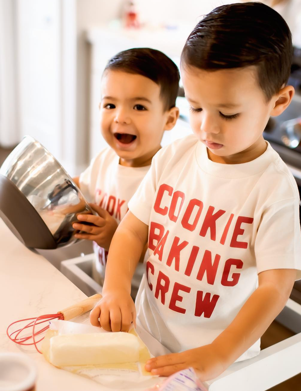 Cookie Baking Crew - Block Font - Child Tee Little Mama Shirt Shop