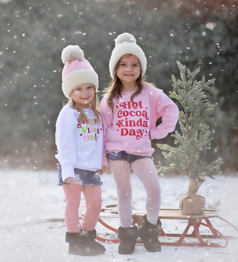 Hot Cocoa Kinda Day - Child Sweater