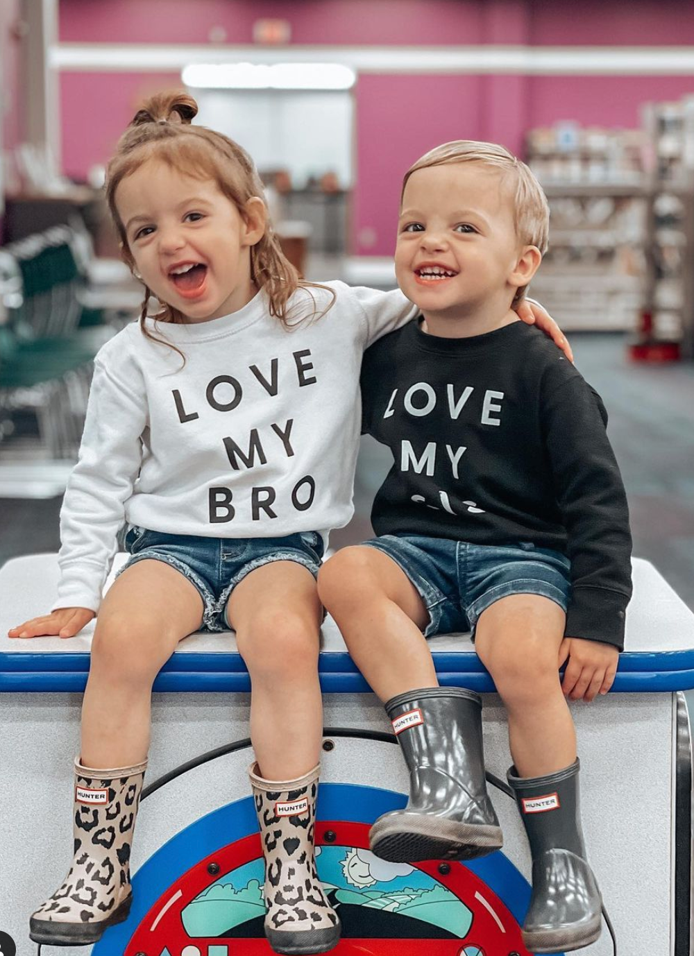 Love My Bro - Child Sweater Little Mama Shirt Shop