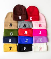 CUSTOM INITIAL - CHILD BEANIE Little Mama Shirt Shop LLC