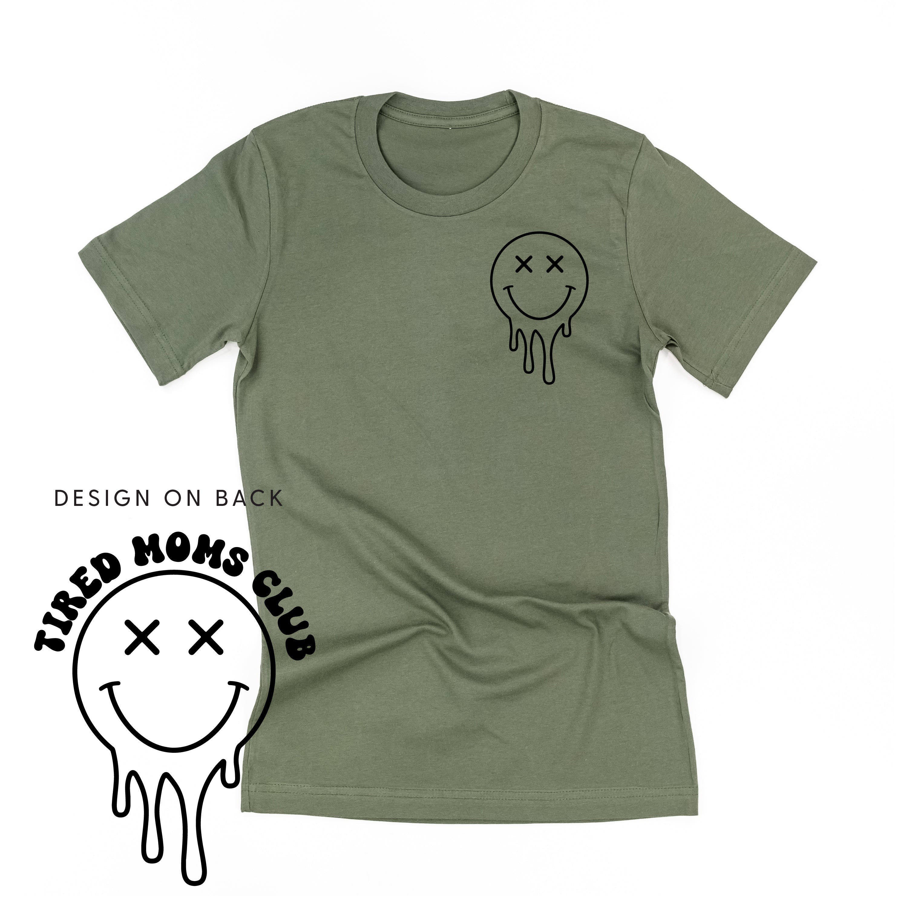 TIRED MOMS CLUB - (w/ Melty X) - Unisex Tee Little Mama Shirt Shop