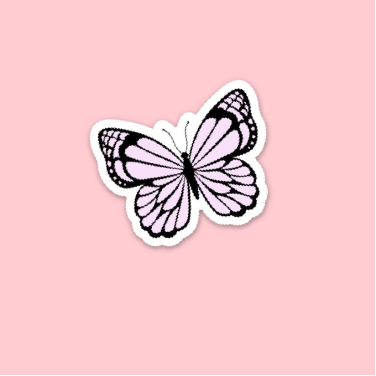 LMSS® STICKER - PURPLE BUTTERFLY Little Mama Shirt Shop LLC