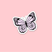 LMSS® STICKER - PURPLE BUTTERFLY Little Mama Shirt Shop LLC