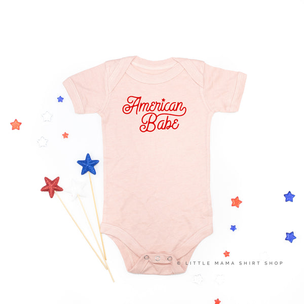 AMERICAN BABE - SCRIPT - Short Sleeve Child Shirt