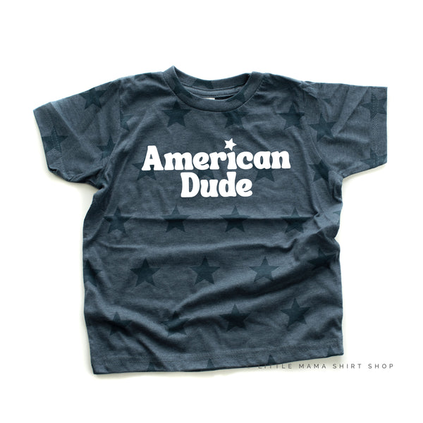 AMERICAN DUDE - GROOVY - Short Sleeve STAR Child Shirt