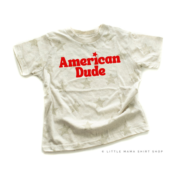 AMERICAN DUDE - GROOVY - Short Sleeve STAR Child Shirt