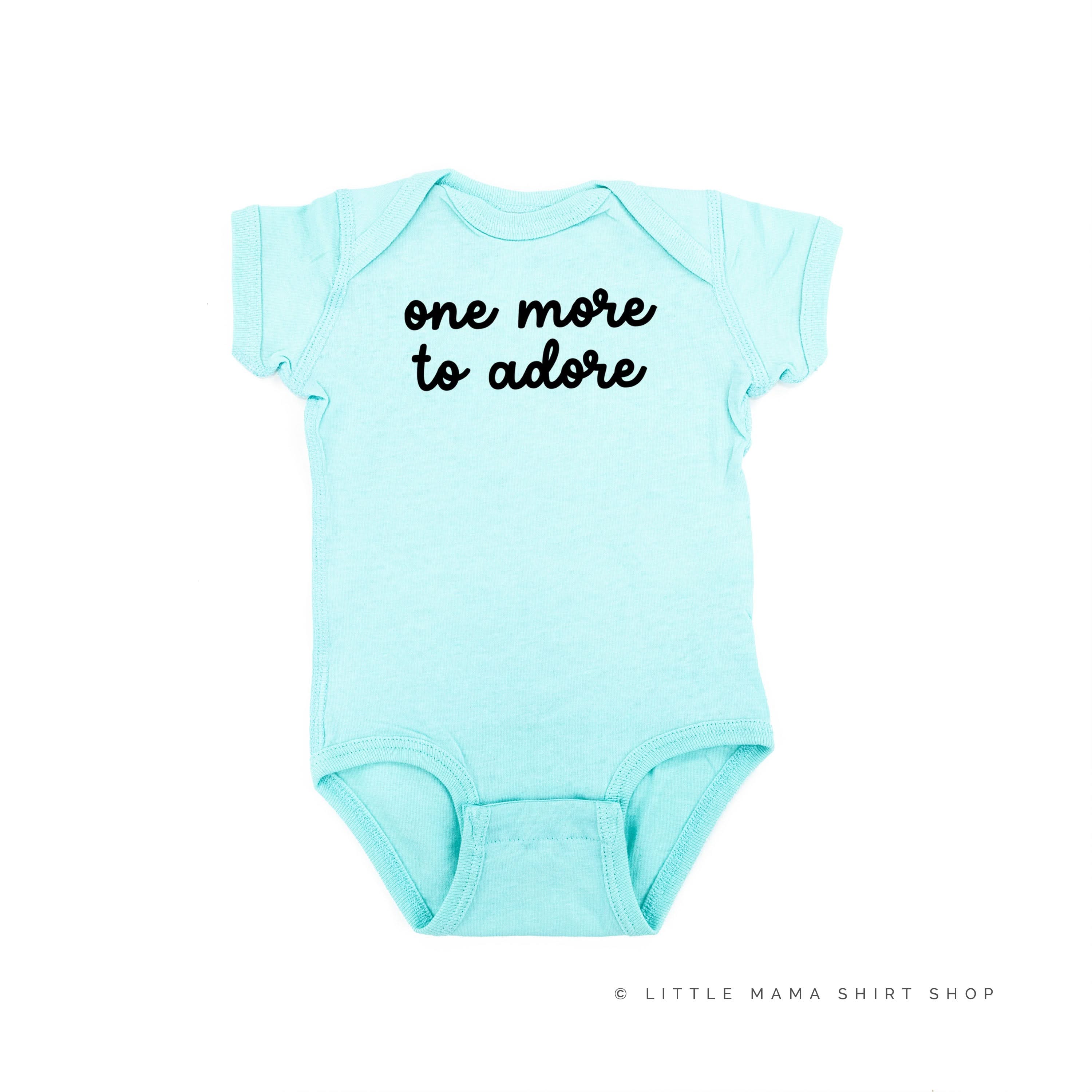 ONE MORE TO ADORE - Short Sleeve Child Shirt Little Mama Shirt Shop