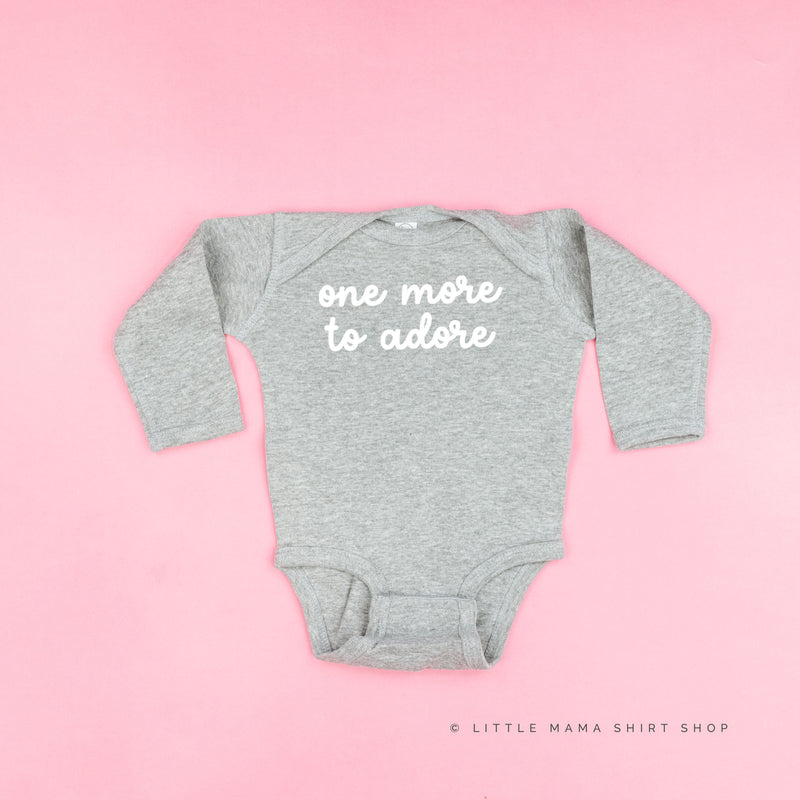 ONE MORE TO ADORE - Long Sleeve Child Shirt
