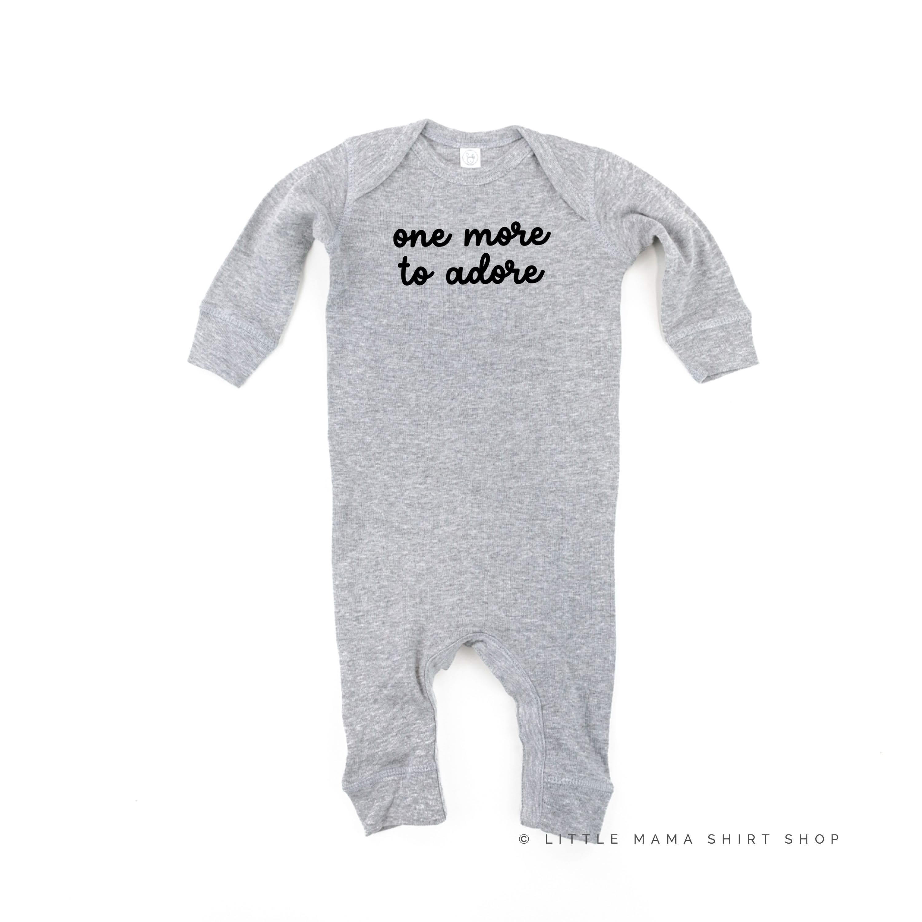 ONE MORE TO ADORE - One Piece Baby Sleeper Little Mama Shirt Shop