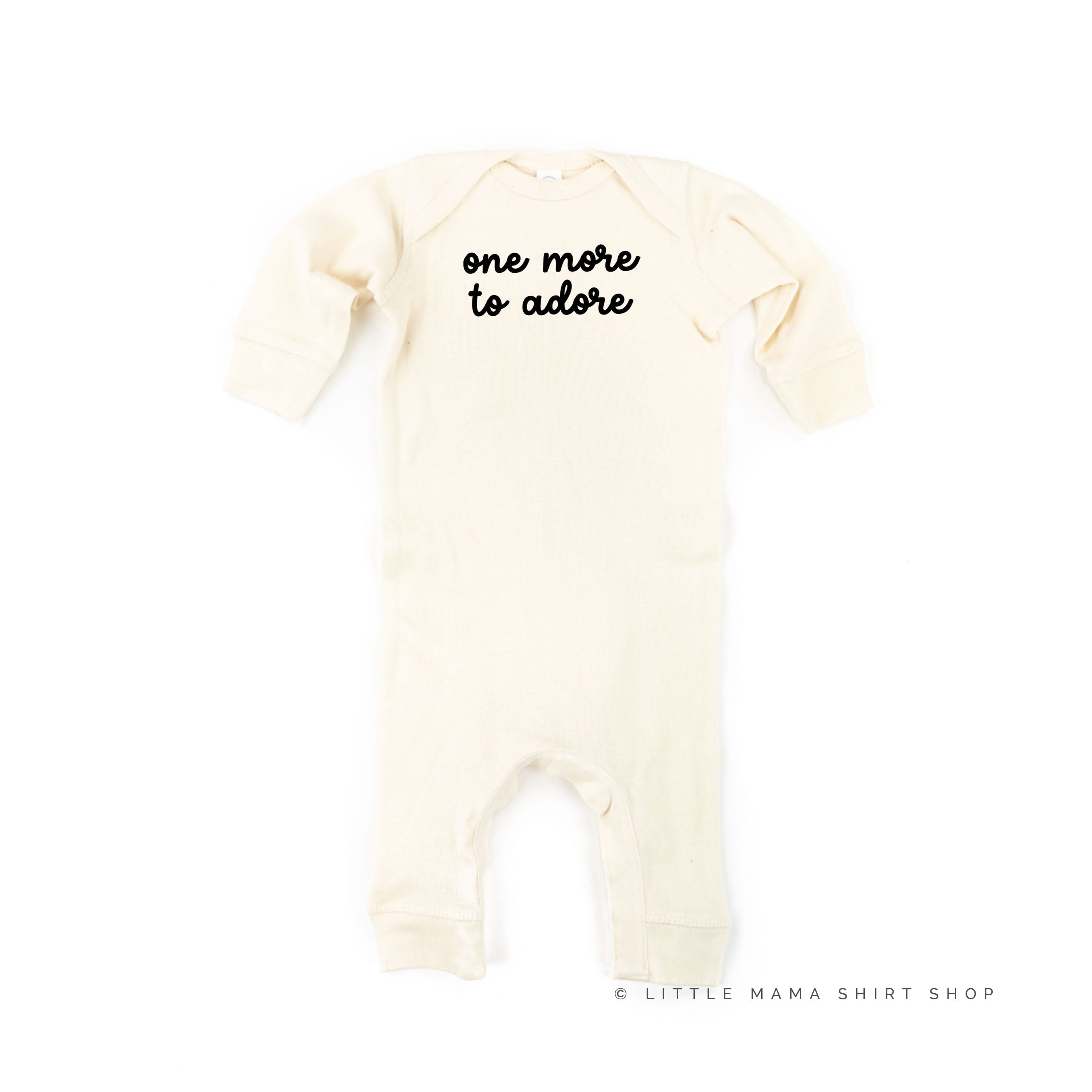 ONE MORE TO ADORE - One Piece Baby Sleeper Little Mama Shirt Shop