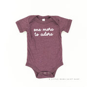 ONE MORE TO ADORE - Short Sleeve Child Shirt Little Mama Shirt Shop