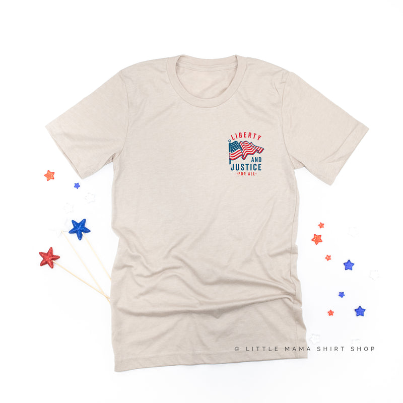 LIBERTY AND JUSTICE FOR ALL - Unisex Tee