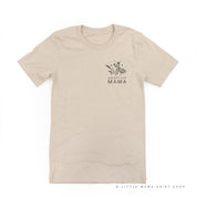 ADOPTIVE MAMA - Bouquet - Pocket Size ﻿- Unisex Tee Little Mama Shirt Shop