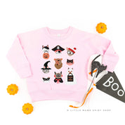 Halloween Kitties - Featuring @HeyCuteDesign - Child Sweater Little Mama Shirt Shop