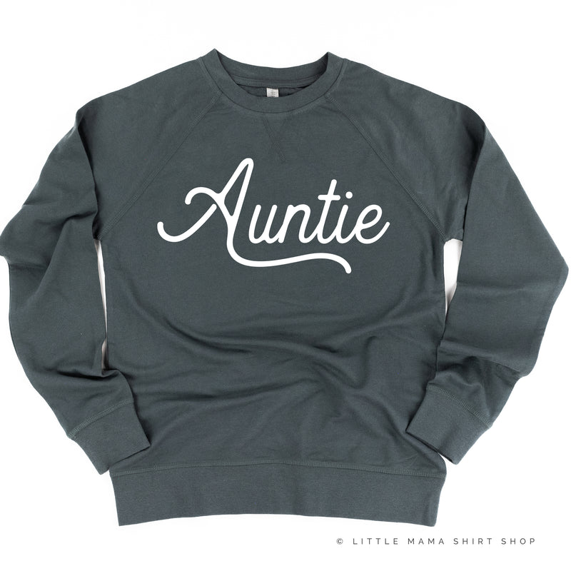 Auntie - (Script) - Lightweight Pullover Sweater