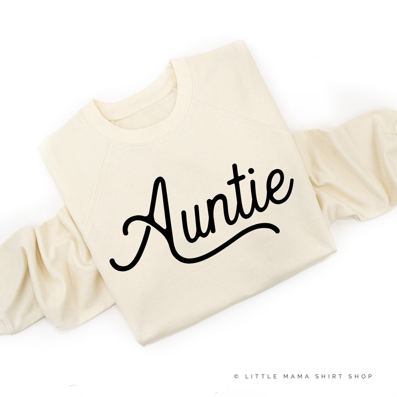 Auntie - (Script) - Lightweight Pullover Sweater