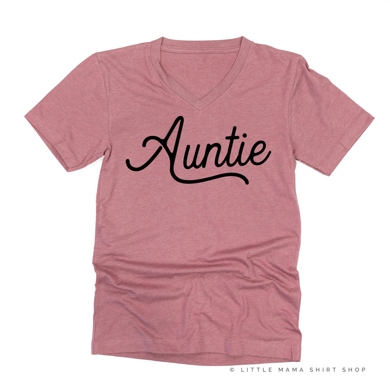 Auntie - (Script) - Unisex Tee