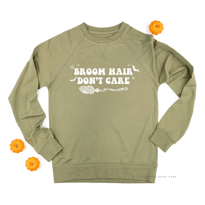 Broom Hair Don't Care - Lightweight Pullover Sweater