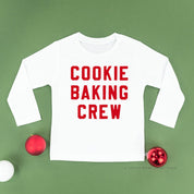 Cookie Baking Crew - Block Font - Child LONG SLEEVE Tee Little Mama Shirt Shop
