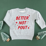 Better Not Pout - Child Sweater Little Mama Shirt Shop