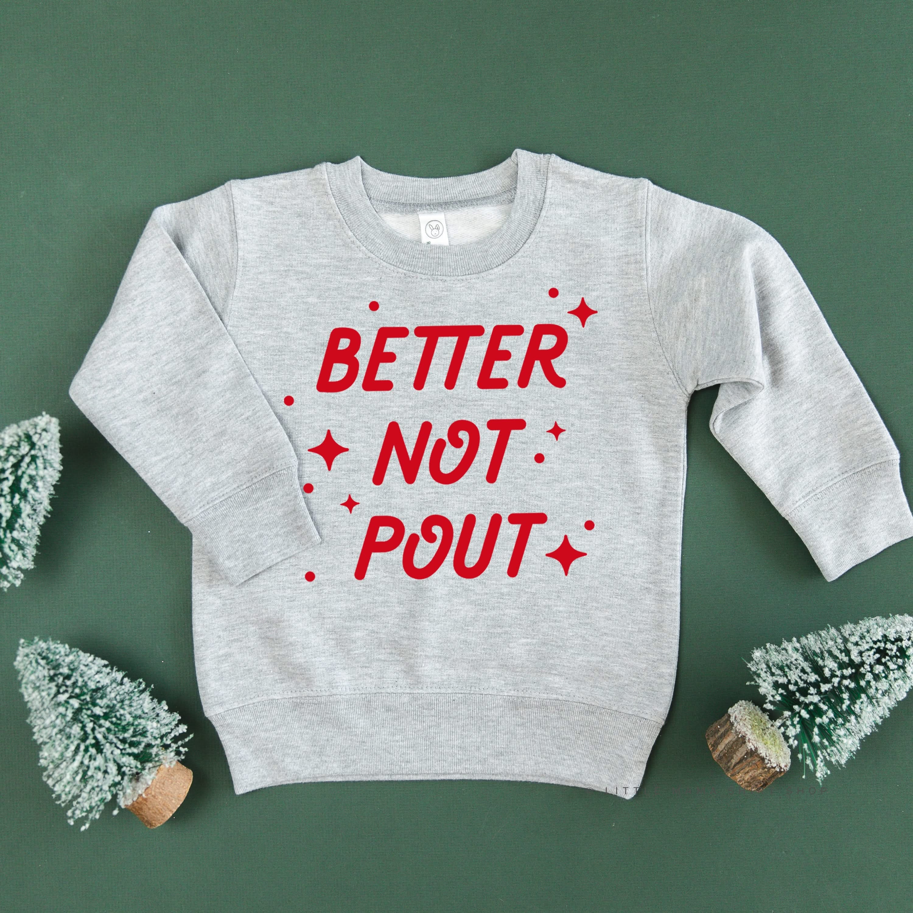 Better Not Pout - Child Sweater Little Mama Shirt Shop