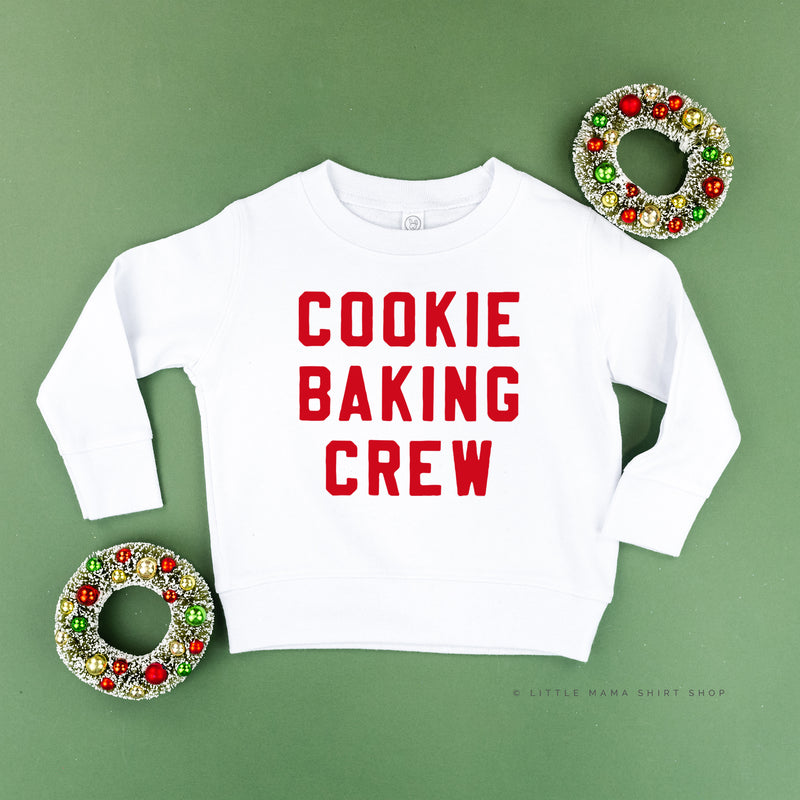 Cookie Baking Crew - Block Font - Child Sweater